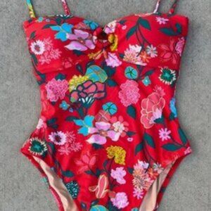 Jcrew size 10 floral one piece swimsuit
